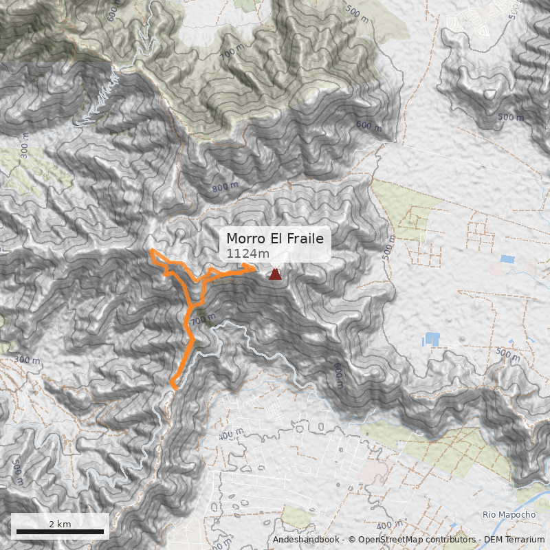 Mapa Morro El Fraile