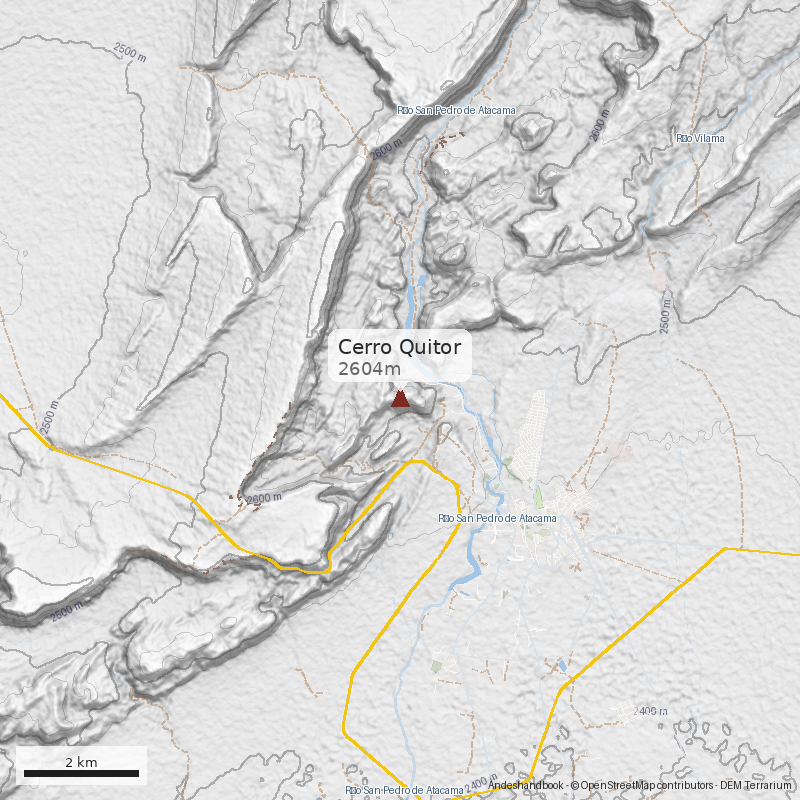 Mapa Cerro Quitor