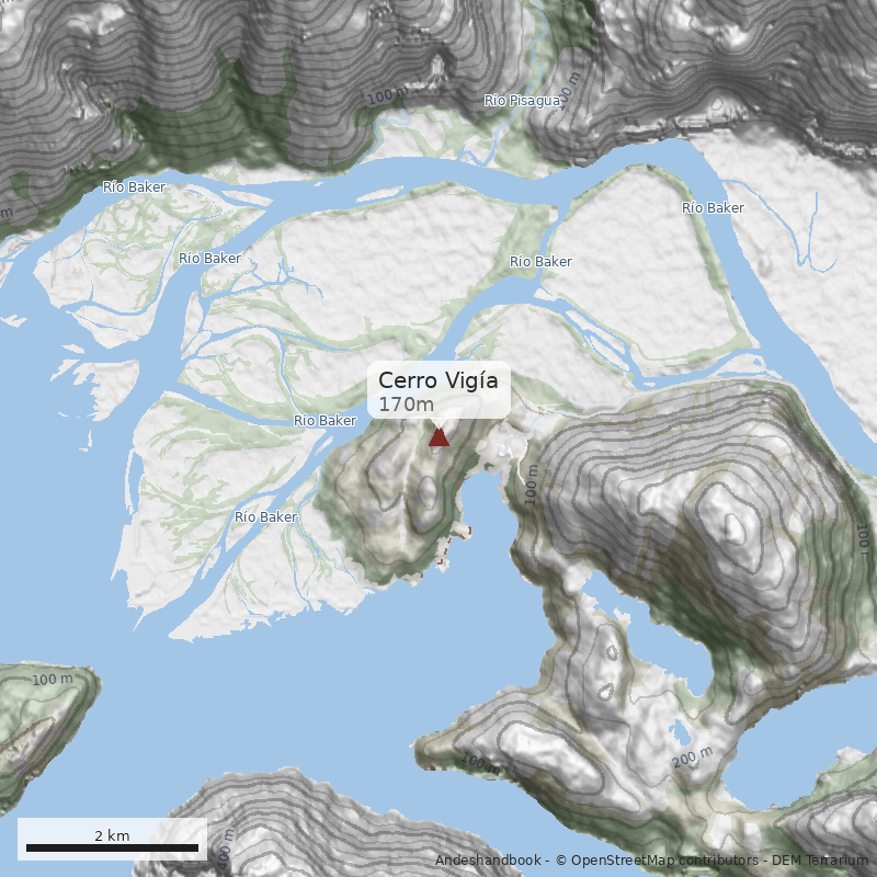 Mapa Cerro Vigía