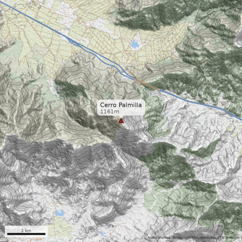 Mapa Cerro Palmilla