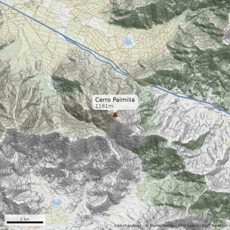 Mapa Cerro Palmilla