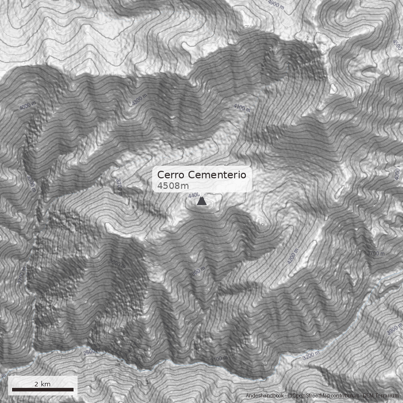 Mapa Cerro Cementerio