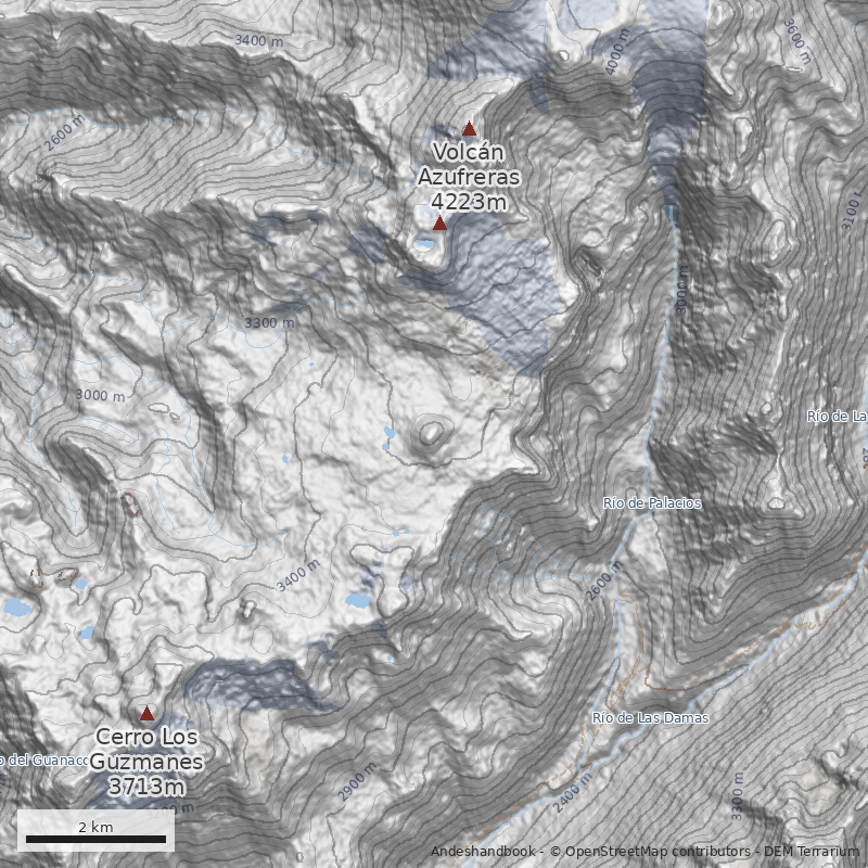 Mapa Volcán Natalia