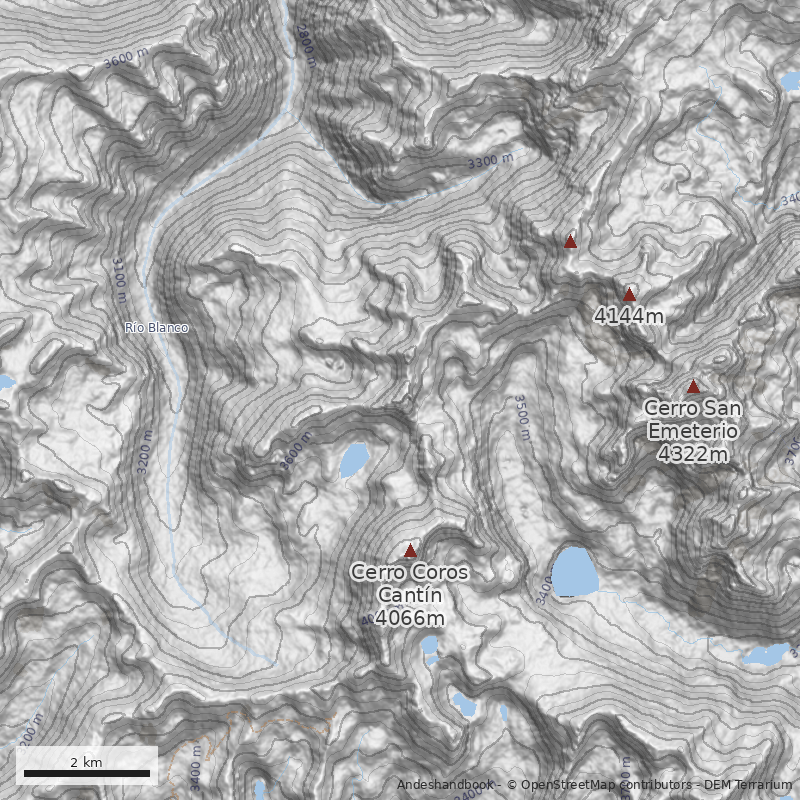 Mapa Cerro Don Amable