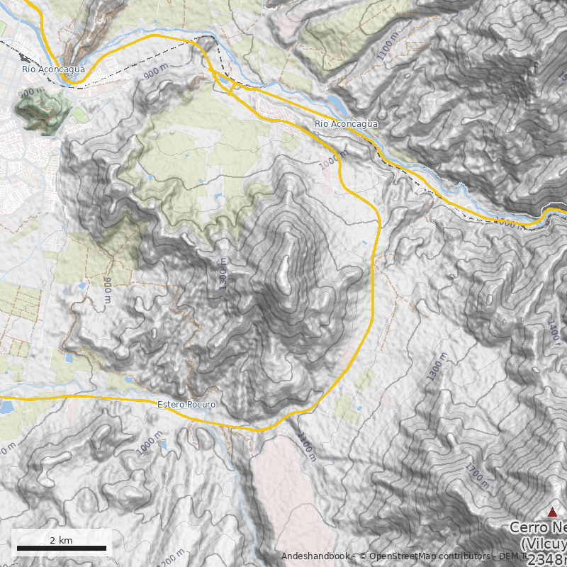 Mapa Cerro Mercachas