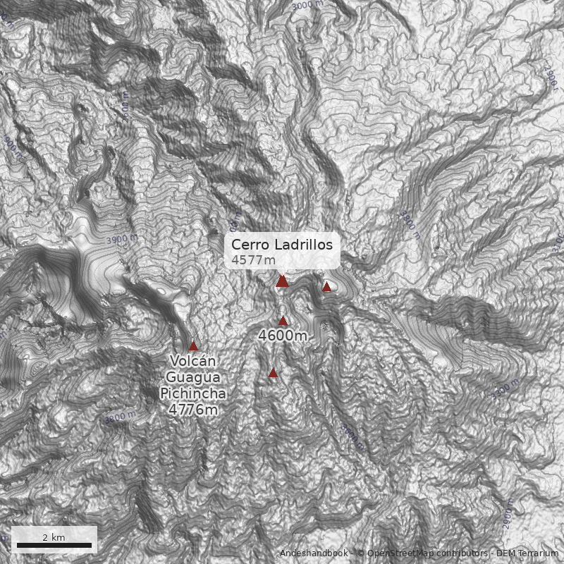 Mapa Cerro Ladrillos