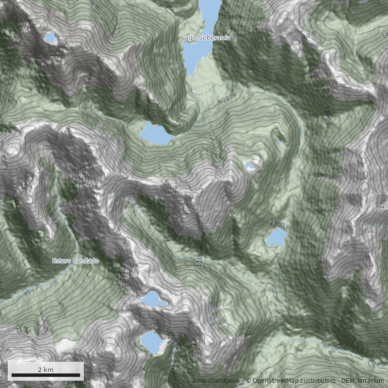 Mapa Cerro Año Nuevo 