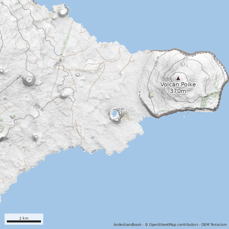 Mapa Volcán Rano Raraku