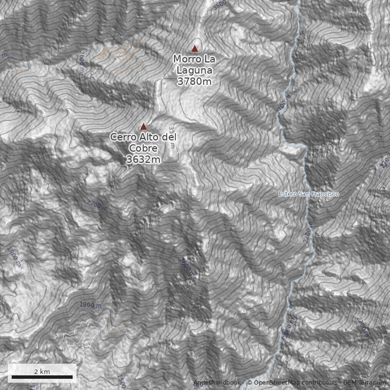 Mapa Cerro Corral de Piedra
