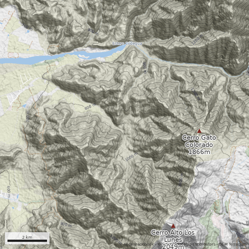 Mapa Cerro La Madera