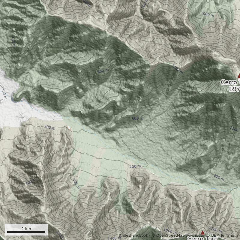 Mapa Cerro Las Ventanas