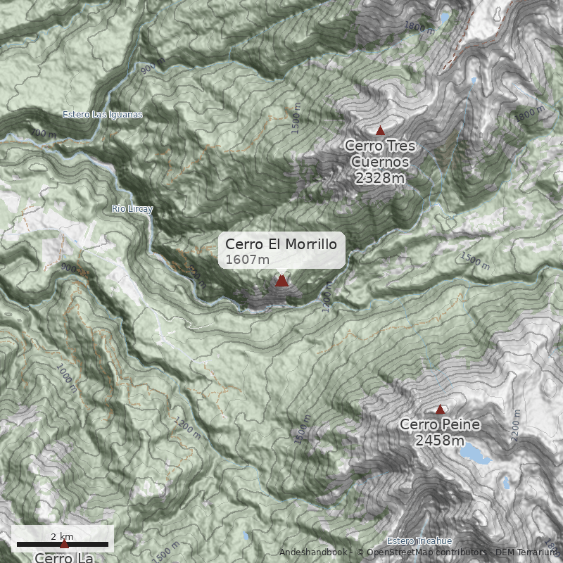 Mapa Cerro El Morrillo 
