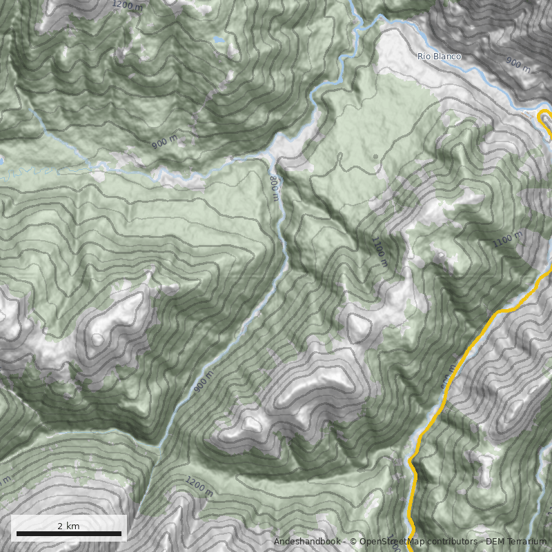 Mapa Cerro Gótico