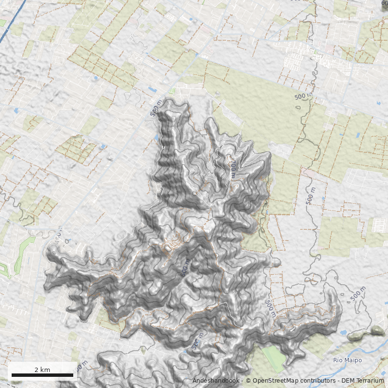 Mapa Cerro Calera