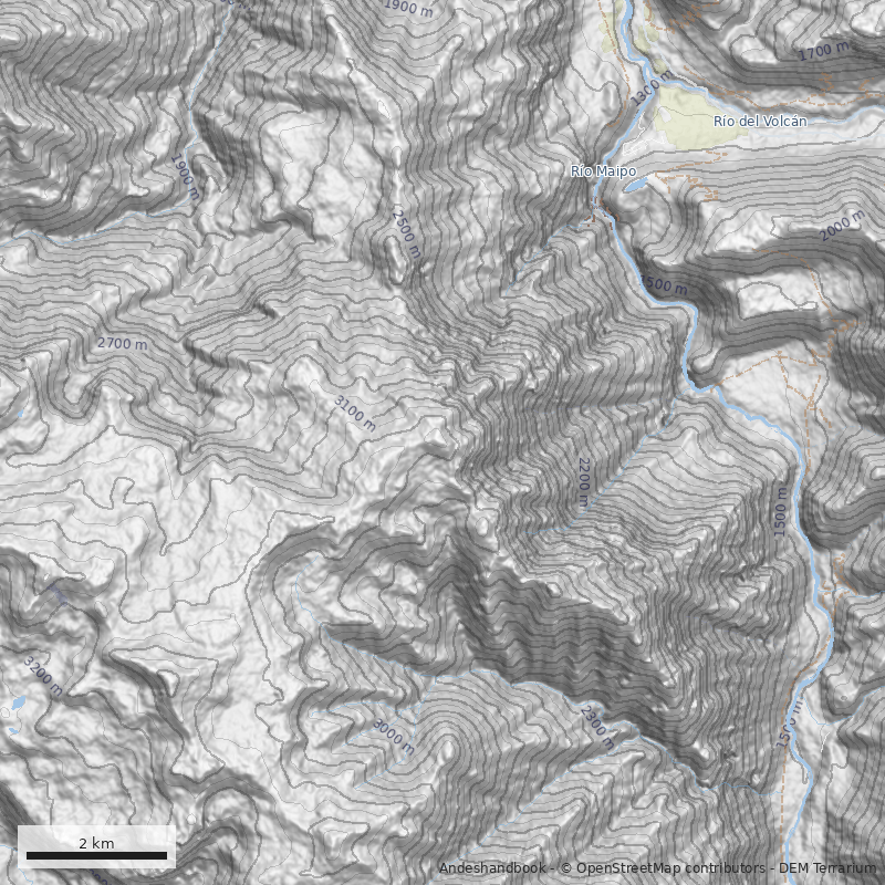 Mapa Cerro La Cruzada
