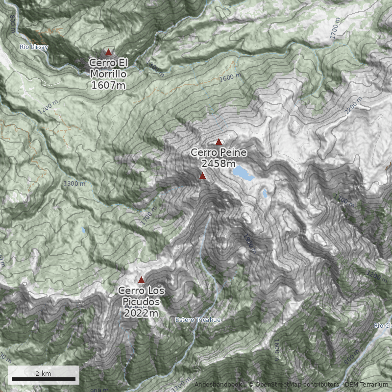 Mapa Pico Blanco 