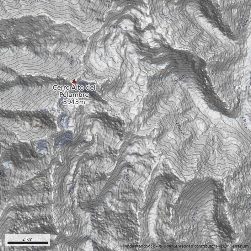 Mapa Cerro Alto de Gálvez
