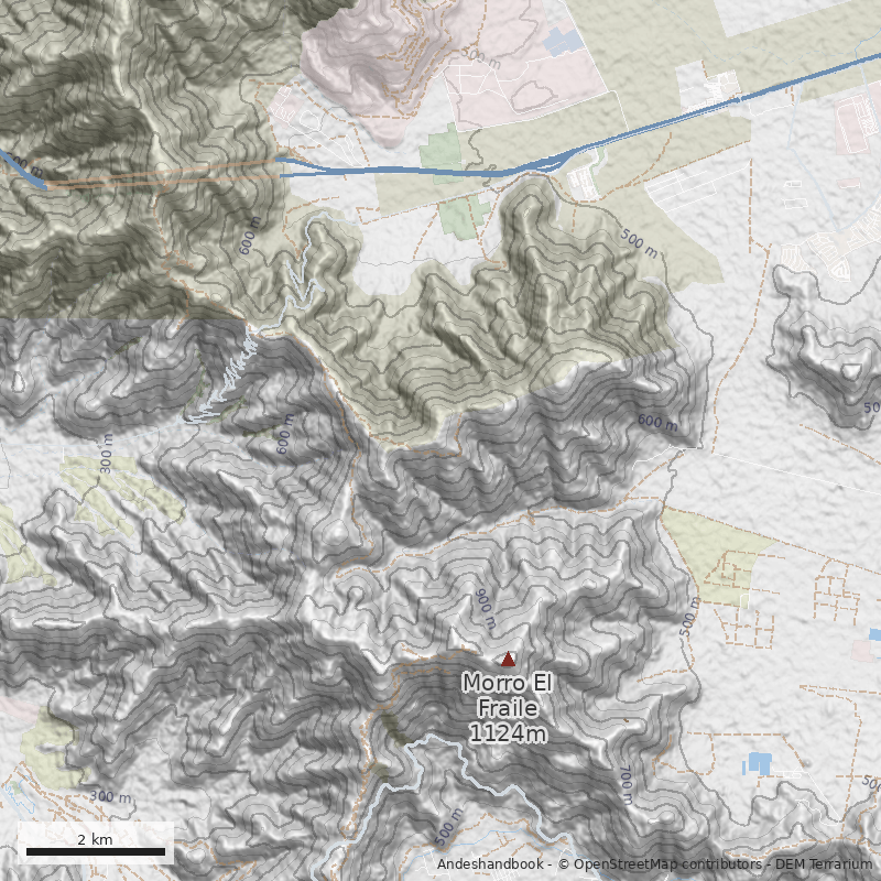 Mapa Cerro Las Minas