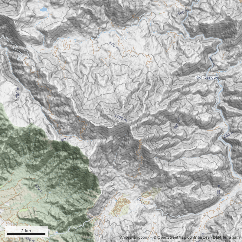 Mapa Cerro El Álamo