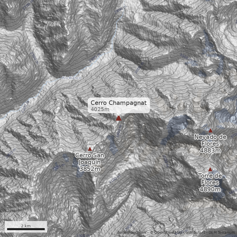 Mapa Cerro Champagnat