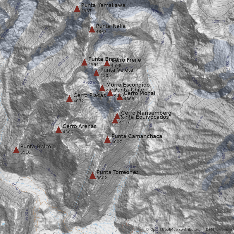 Mapa Cerro Marisemberg