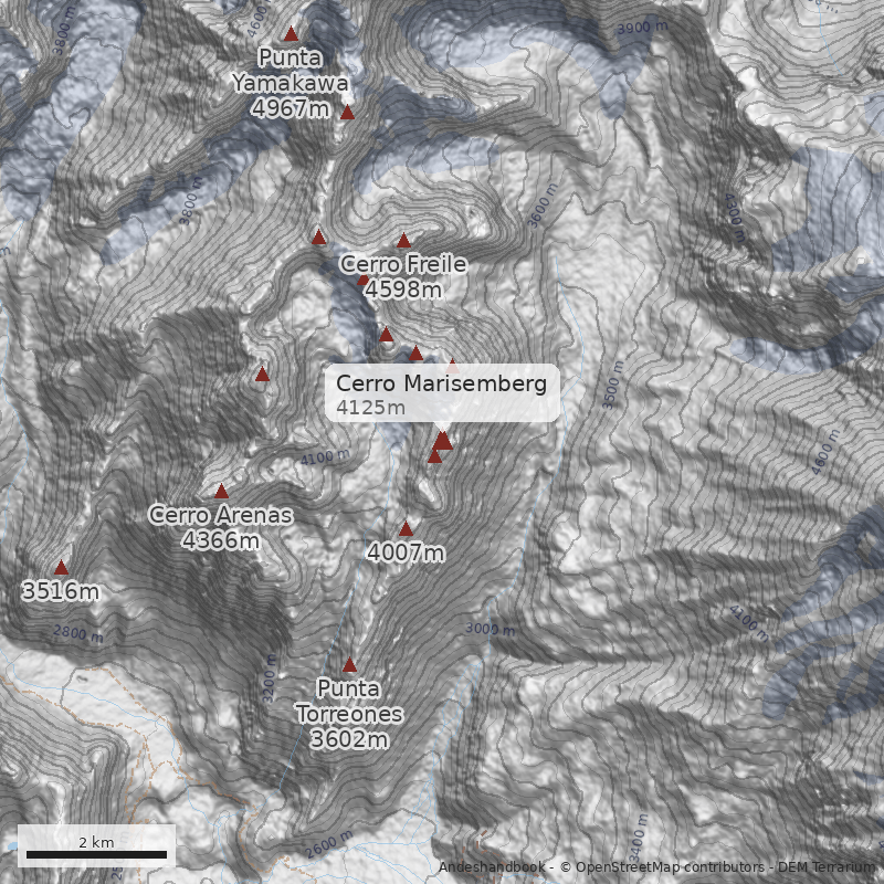 Mapa Cerro Marisemberg