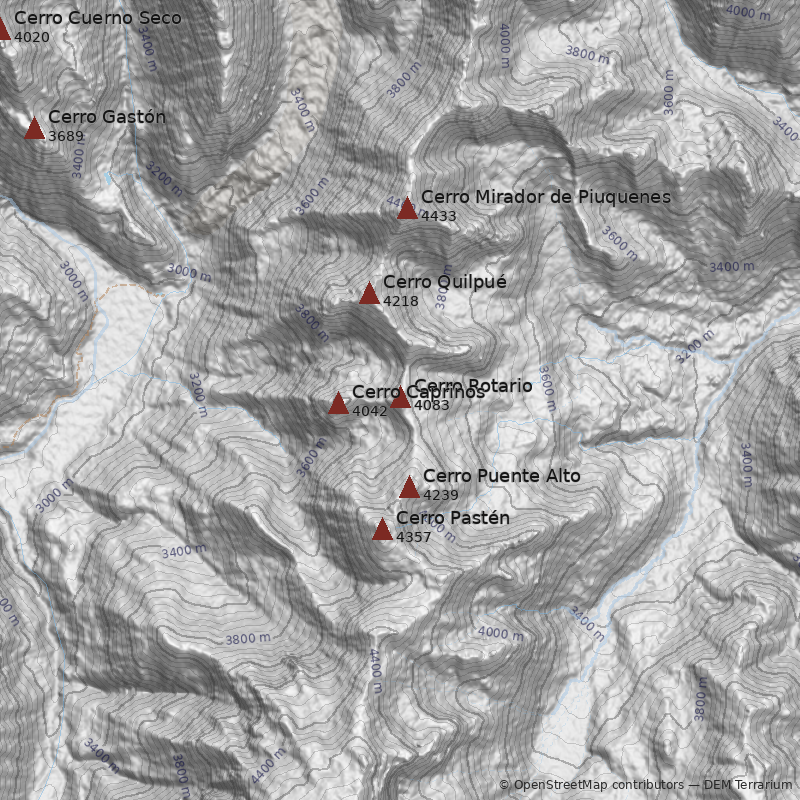 Mapa Cerro Rotario