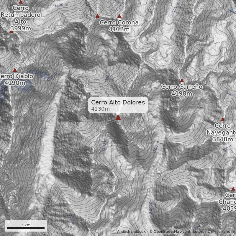 Mapa Cerro Alto Dolores