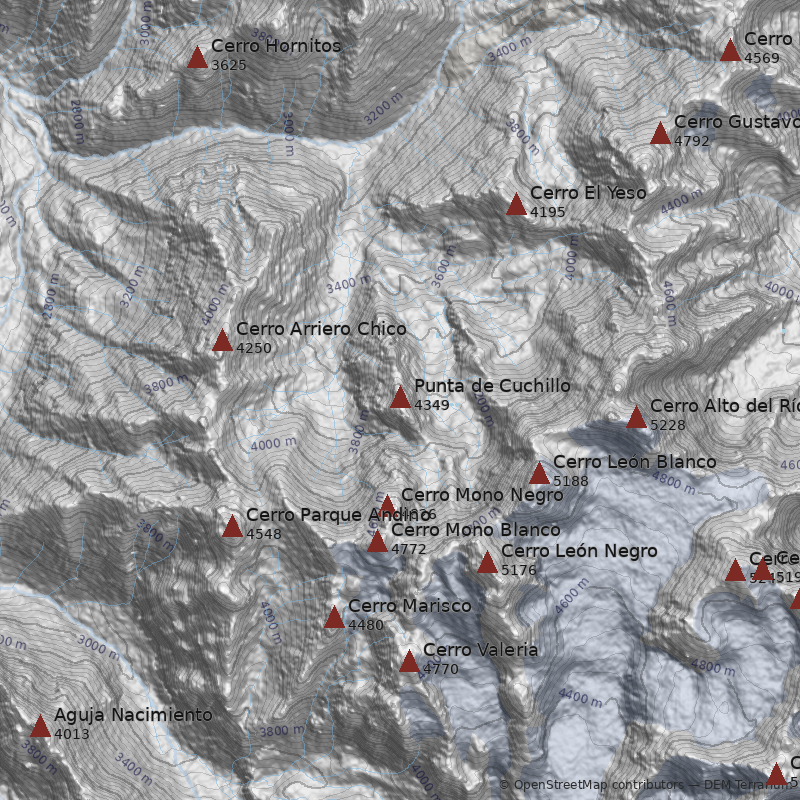 Mapa Punta de Cuchillo
