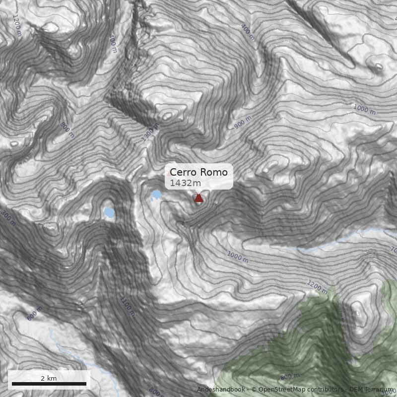 Mapa Cerro Romo