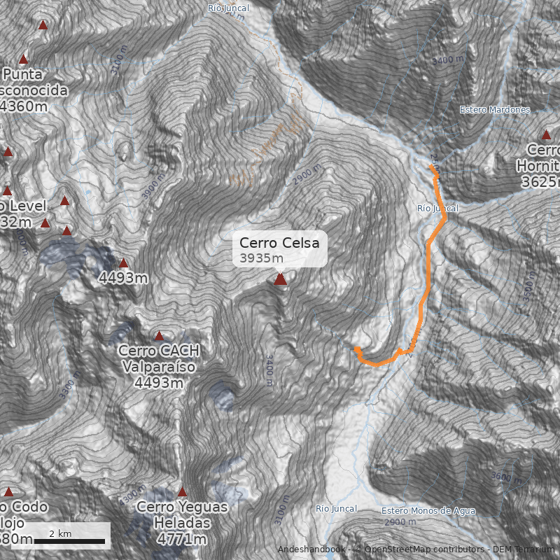 Mapa Cerro Celsa