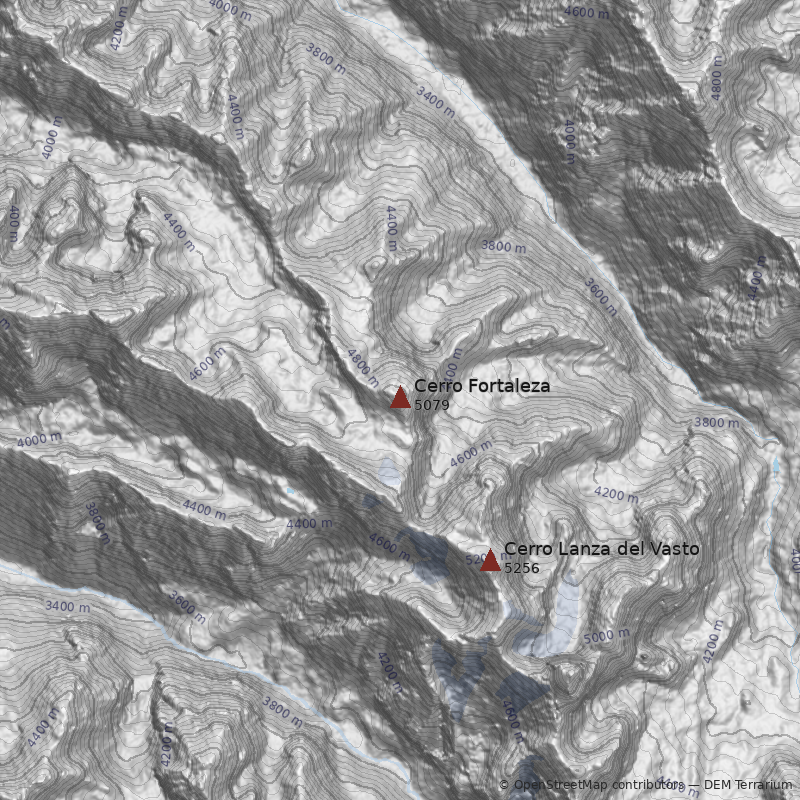 Mapa Cerro Fortaleza