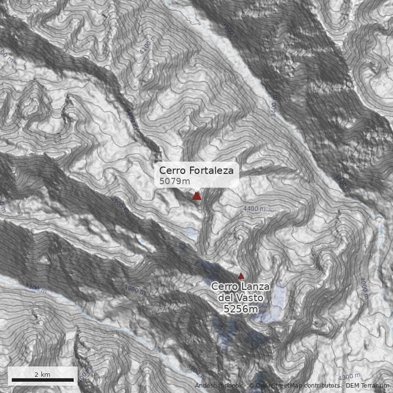 Mapa Cerro Fortaleza