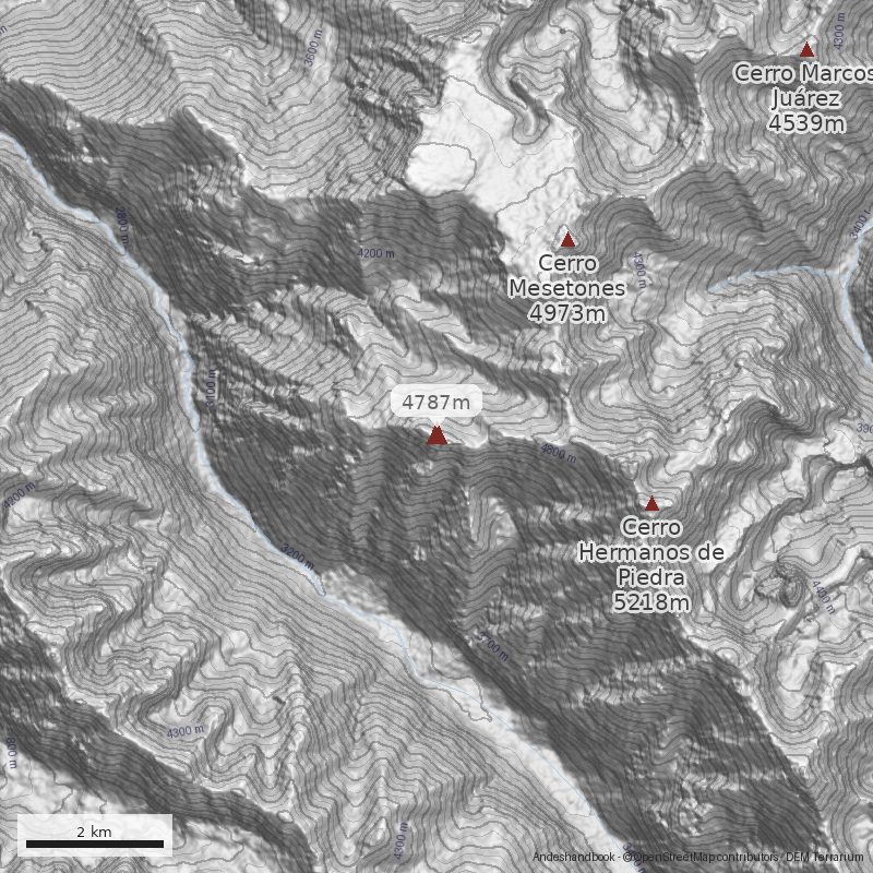 Mapa Pico Bicentenario