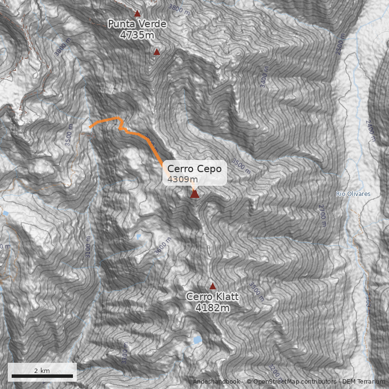 Mapa Cerro Cepo