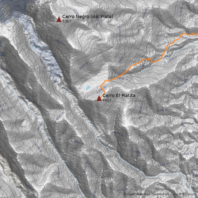 Mapa Cerro El Platita