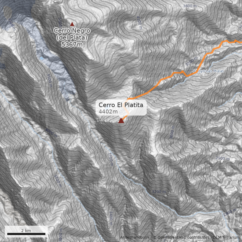 Mapa Cerro El Platita