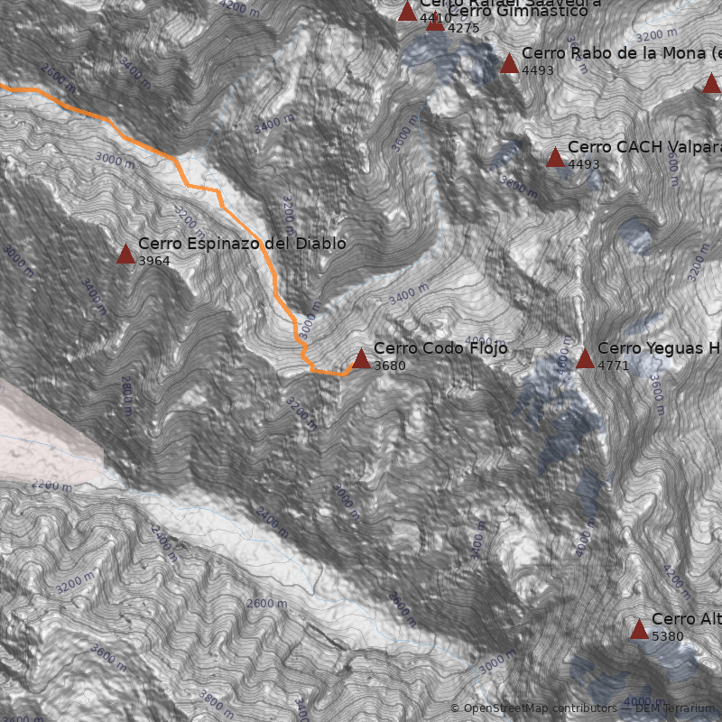 Mapa Cerro Codo Flojo