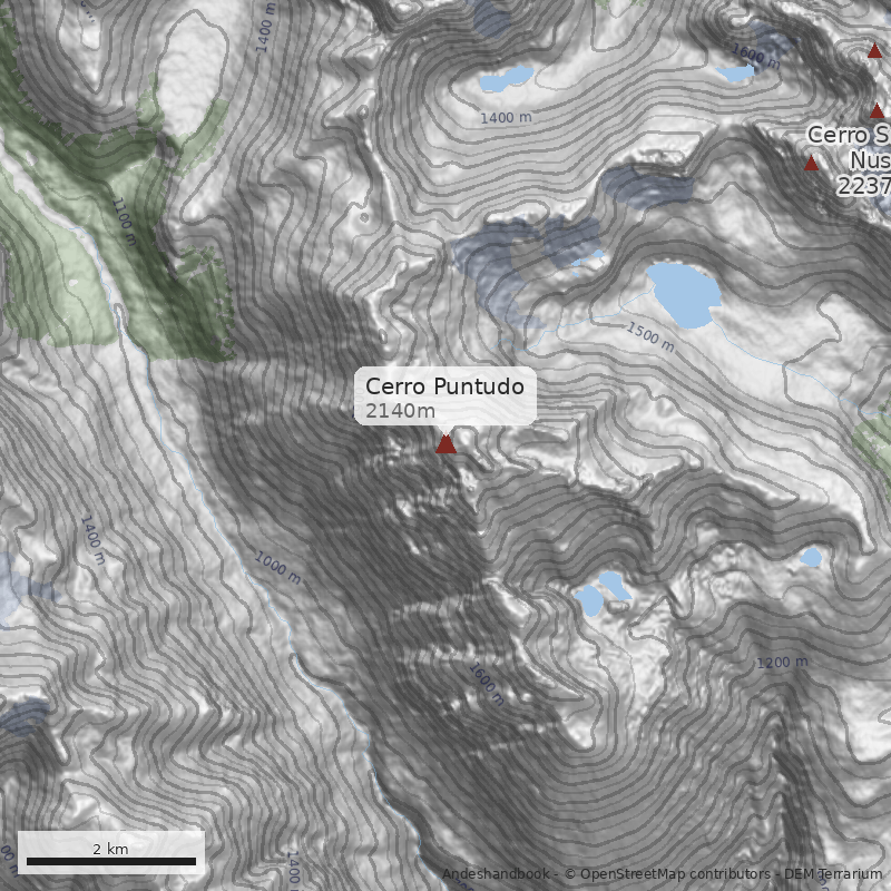 Mapa Cerro Puntudo