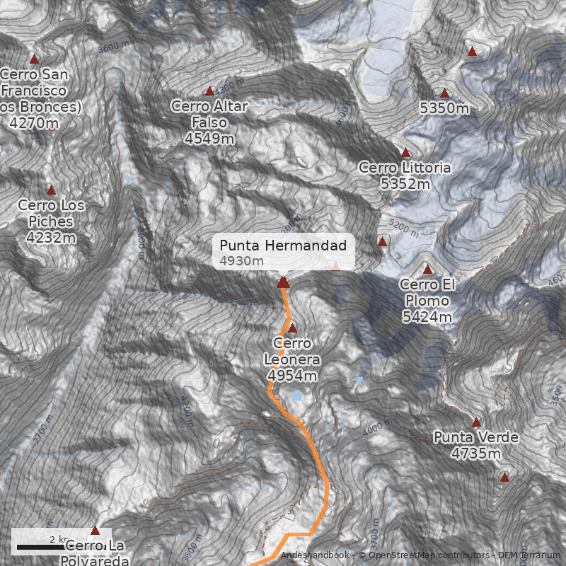 Mapa Punta Hermandad