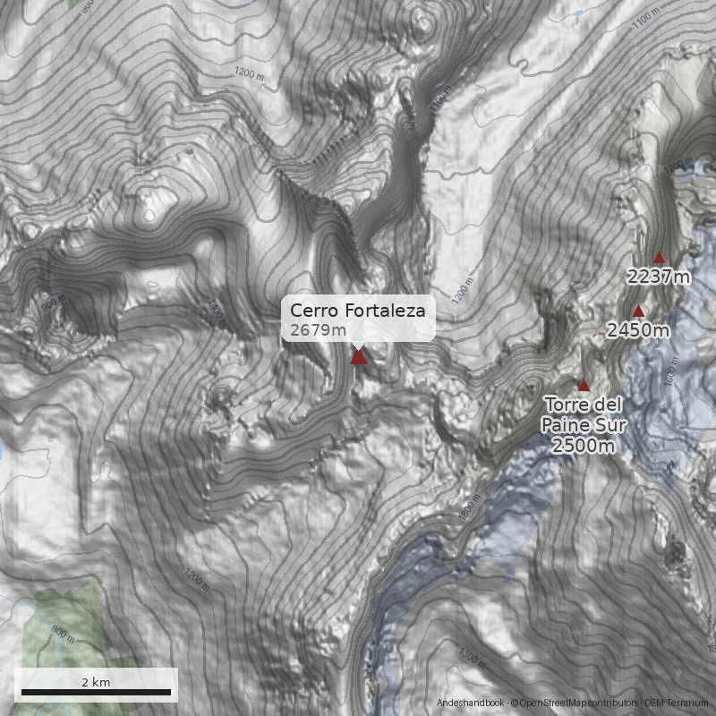 Mapa Cerro Fortaleza