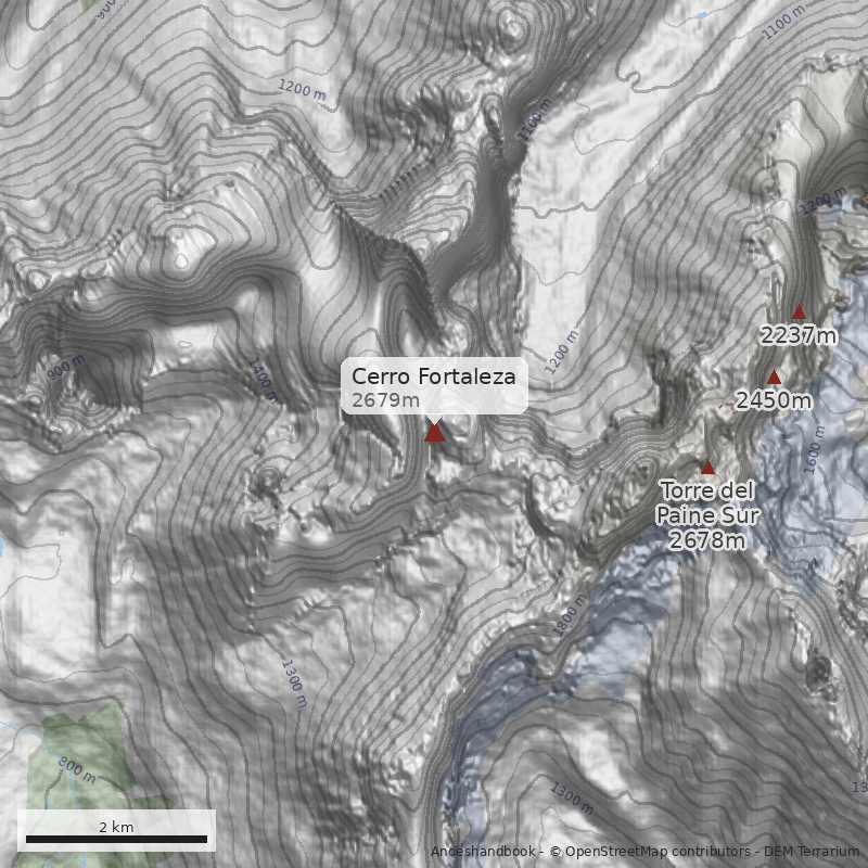 Mapa Cerro Fortaleza
