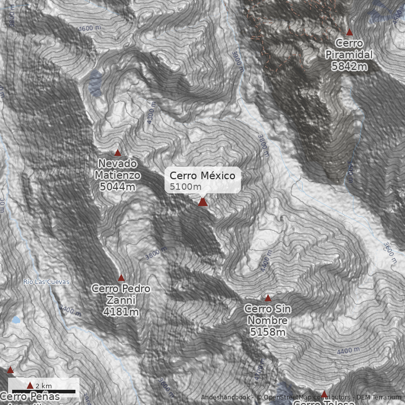 Mapa Cerro México