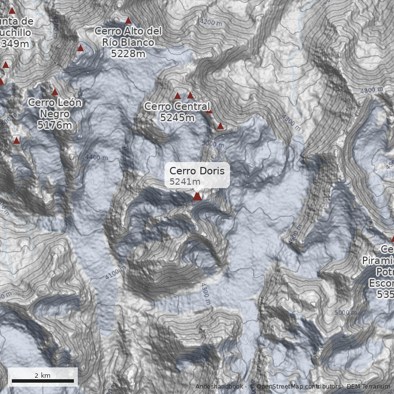 Mapa Cerro Doris