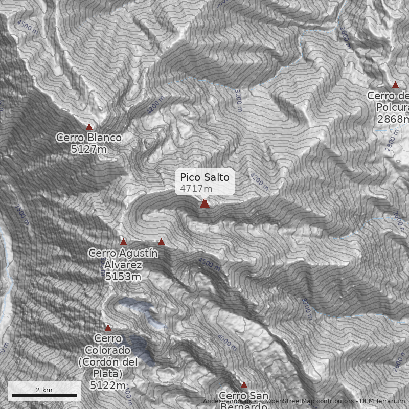 Mapa Pico Salto
