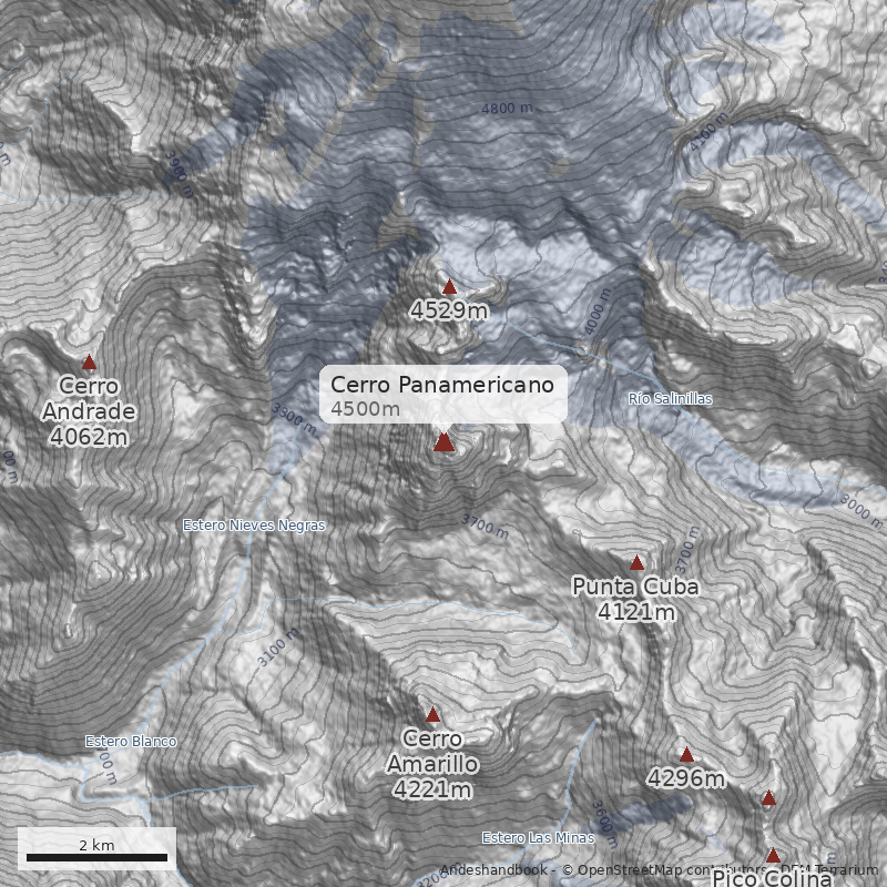Mapa Cerro Panamericano