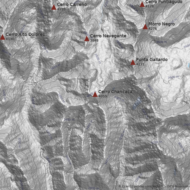 Mapa Cerro Chancaca
