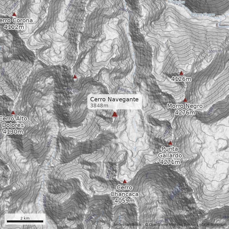 Mapa Cerro Navegante