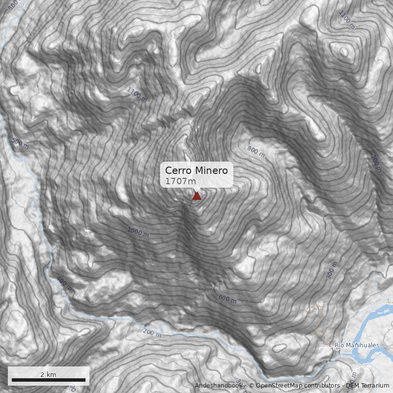 Mapa Cerro Minero