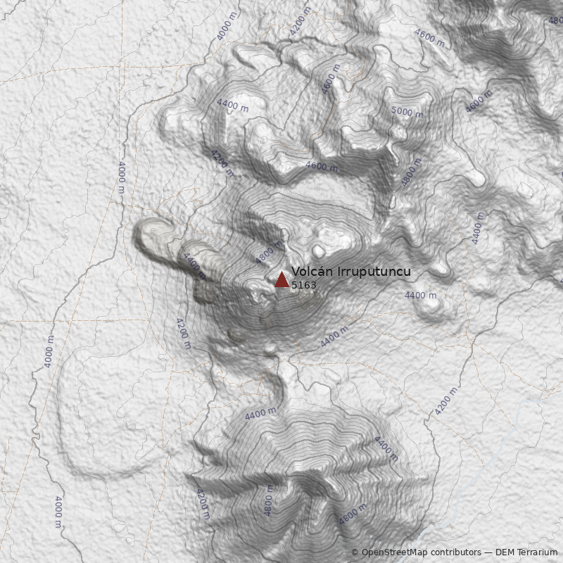 Mapa Normal Cara Sur